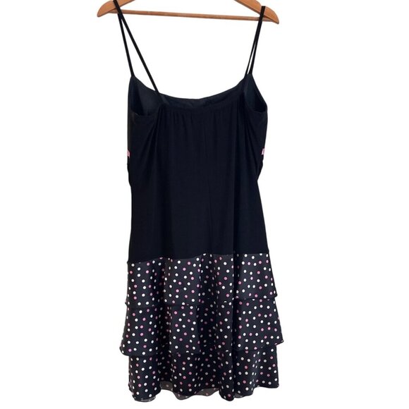 Vintage Y2K Taboo Women Dress Size 1X Polka Dot Bow Retro Coquette Pinup Party - Picture 3 of 12